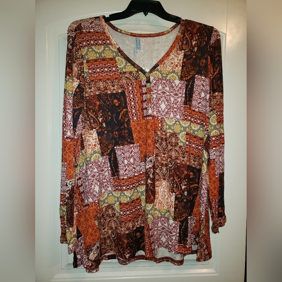 Beautiful Fall color top NWT size 3XL - Picture 1 of 6